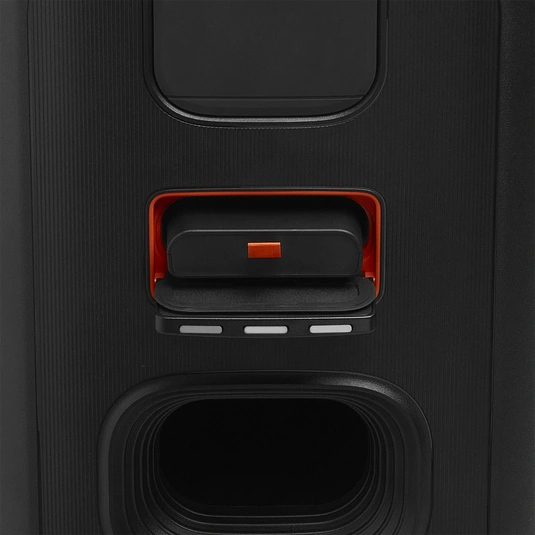 7 JBL Partybox 320 price in pakistan tech4u.pk JBL PartyBox 320 portable speaker showing 240W Pro Sound and dual woofer lights - Tech4u Pakistan