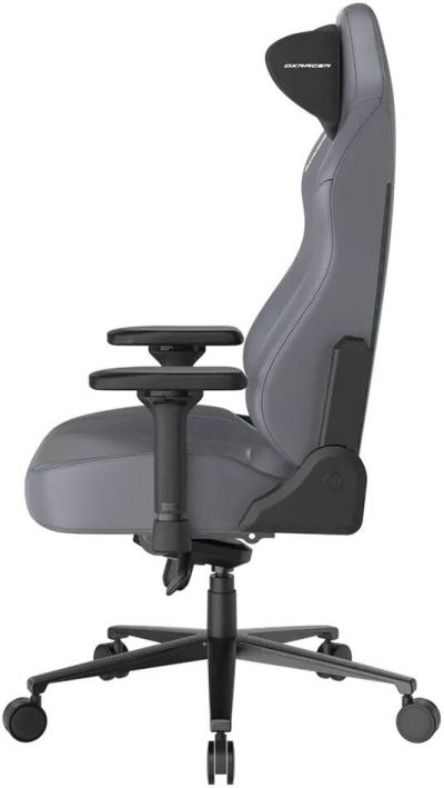 Extra Large Gaming Chair Grey Side Angle