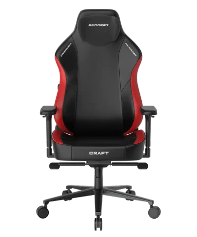 Craft Series Gaming Chair Black Red Front View
