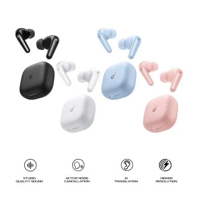 Soundcore R60i NC wireless earbuds colors