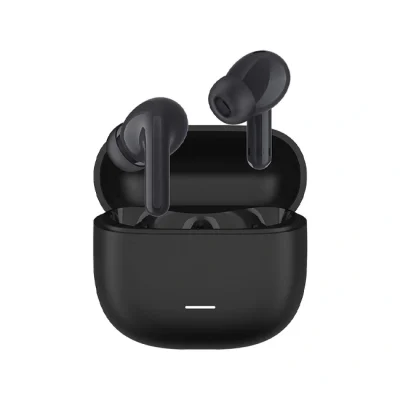 Close-up of the microphone grills on the original Redmi Buds 6 Lite earbuds