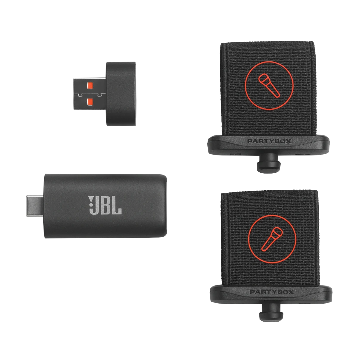 3 JBL Easysing Wireless Mic tech4u.pk Two JBL EasySing microphones with AI dongle