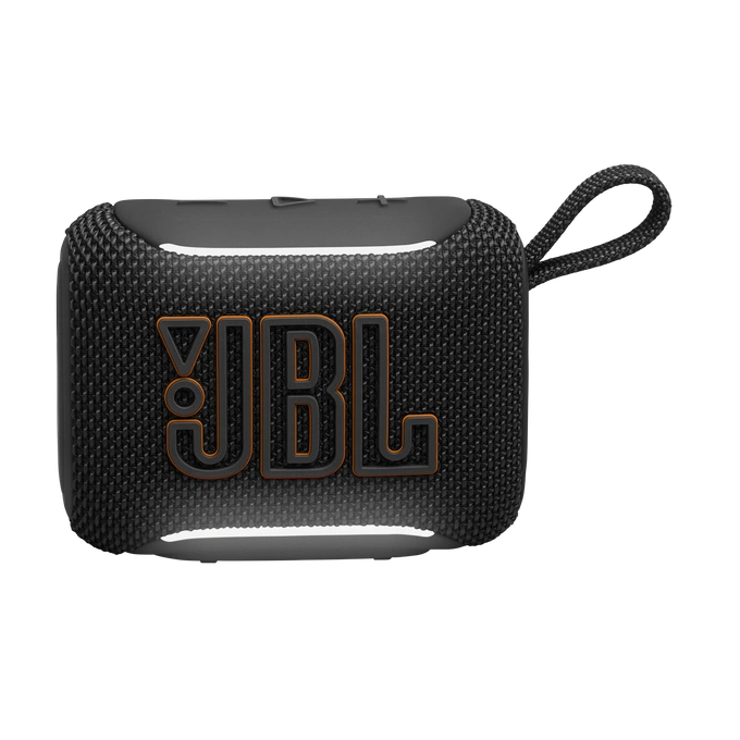 2 JBL Go 5 Black tech4u.pk JBL Go 5 black portable Bluetooth speaker front view