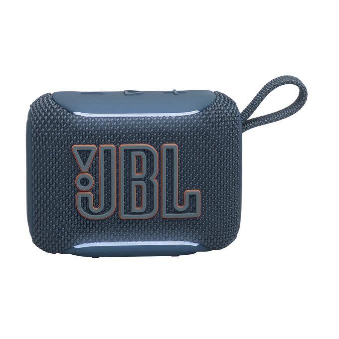 2 JBL Go 5 Blue tech4u.pk JBL Go 5 blue portable Bluetooth speaker front view
