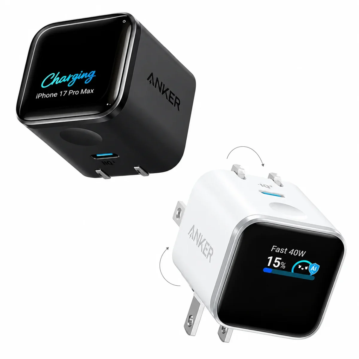 3 Anker 45w smart display charger price in pakistan tech4u Anker Nano 45W Smart Display Charger A121D
